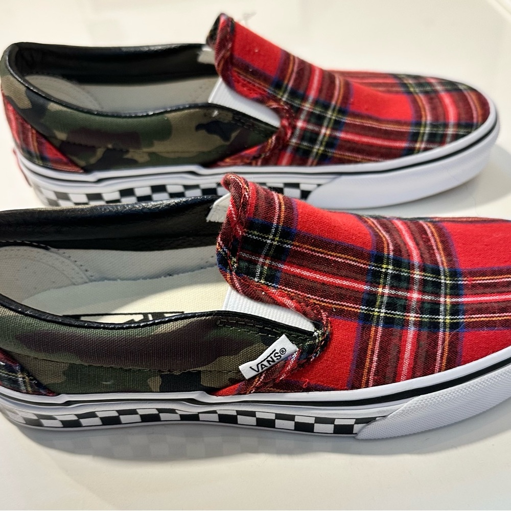Custom Plaid & Camouflage Vans